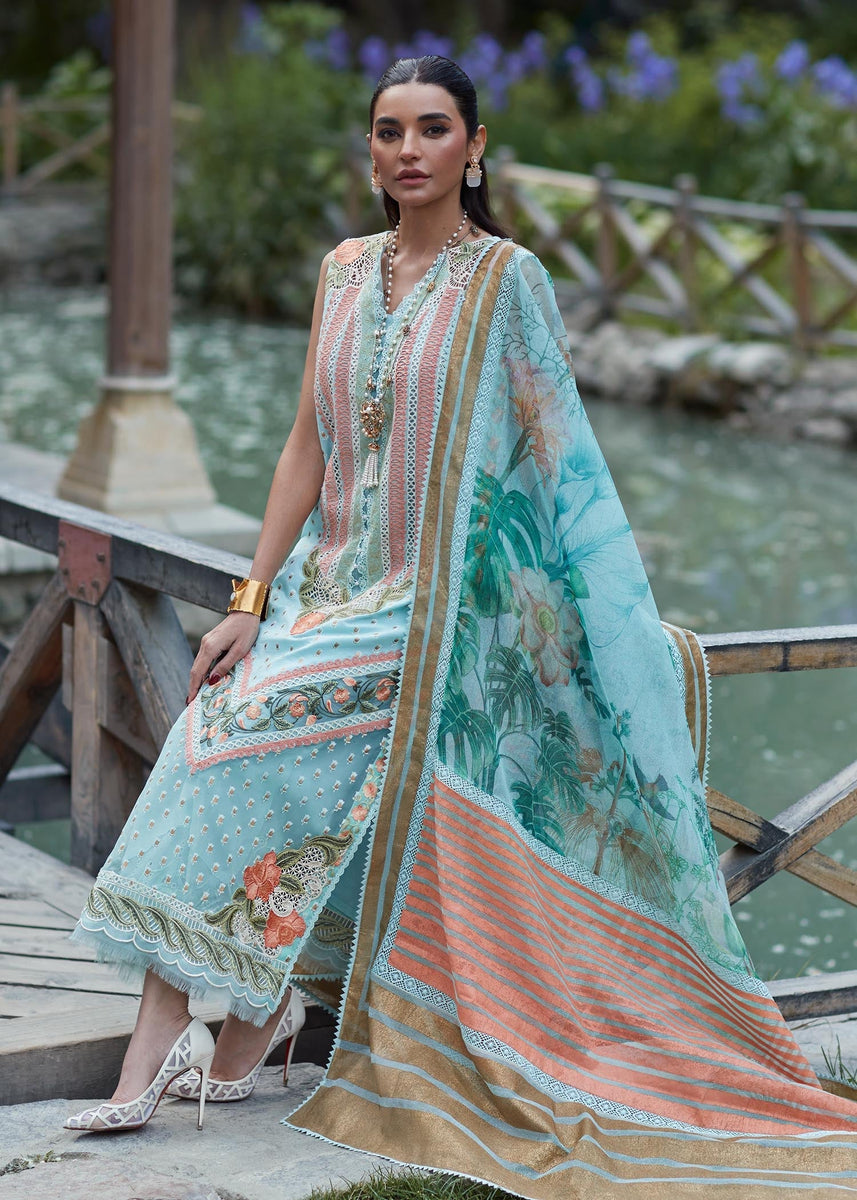 Pakistani CRIMSON LUXURY LAWN cheapest BY SAIRA SHAKIRA original dress