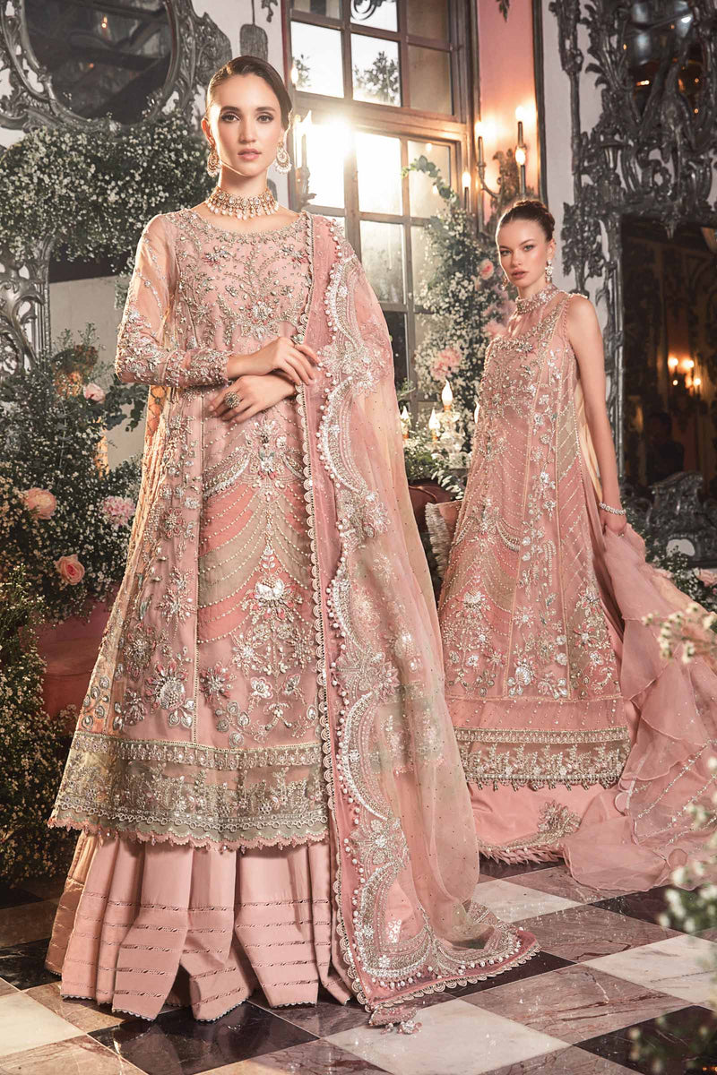 MARIA.B MBroidered Luxury Wedding Formals – Pastel Pink BD-2706 ...