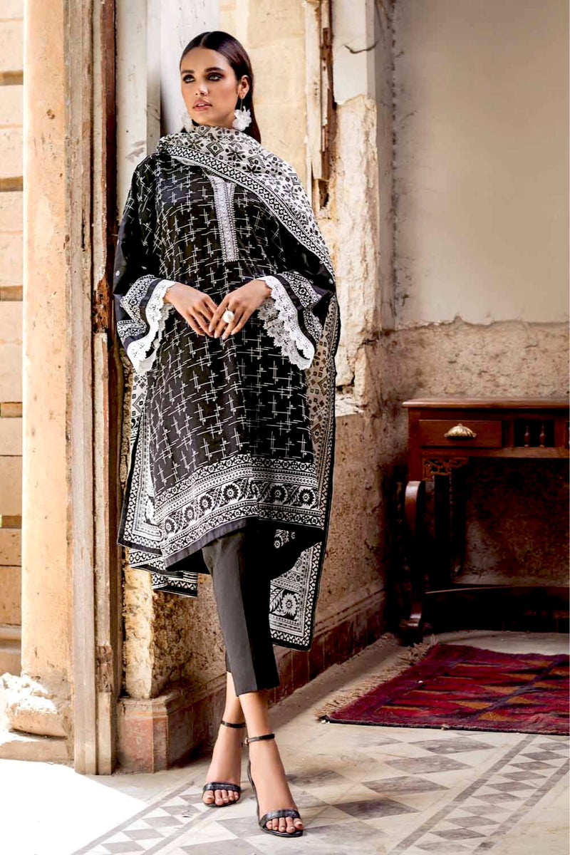 Gul ahmed outlet black suit