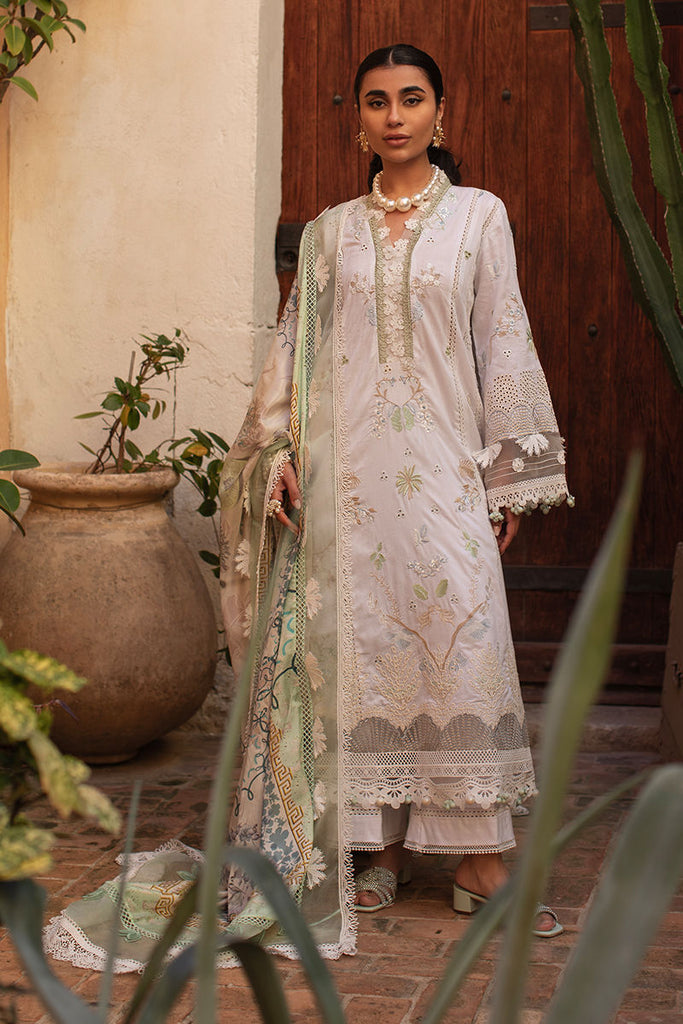 Ansab Jahangir Zoha Luxury Lawn – Baby’s Breath