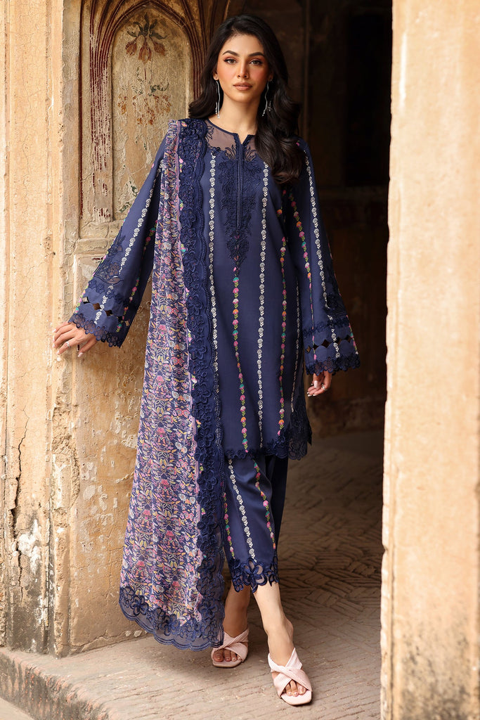 Charizma Combinations – Embroidered Lawn Shirt and Embroidered Lawn Dupatta and Trouser DSCC4-12