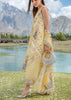 Crimson X Saira Shakira Luxury Lawn – A French Brunch - Sunflower Yellow