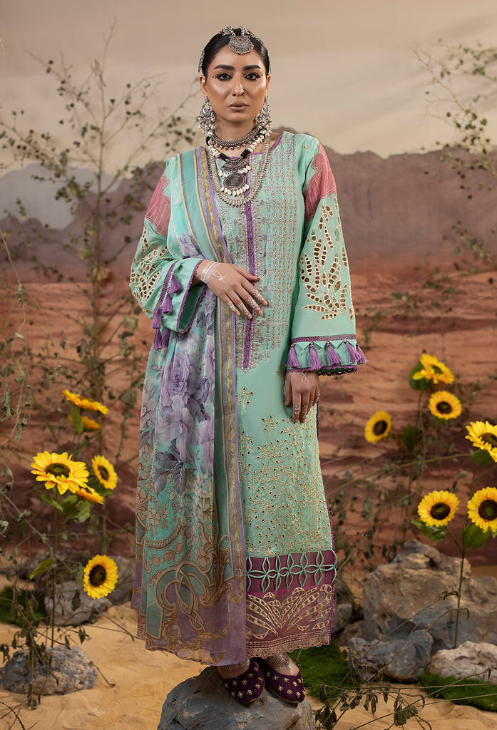 Adan's Libas Signature Embroidered Lawn – 5711