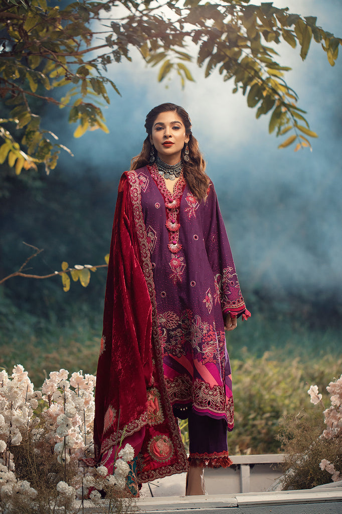 Maryam Hussain Luxe Winter Edition with Shawl – Capri