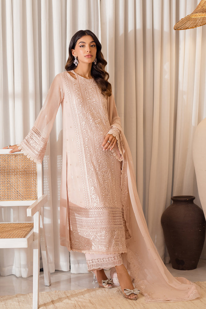 Azure Ensembles Luxury Chiffon Formals – Rosy Glow