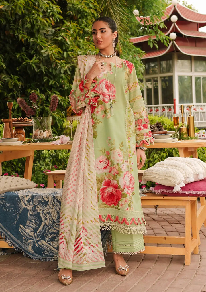 Elaf Prints Printed Lawn – EEP-05A  - Mint To Be