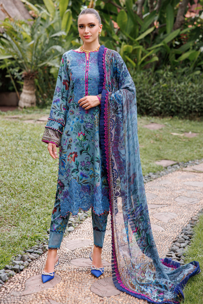 Jade Flora Cotton Satin 3PC Suit – 20271