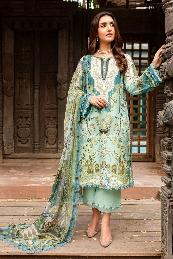 Jade Urbana Lawn Suit with Chiffon Dupatta – 20436A