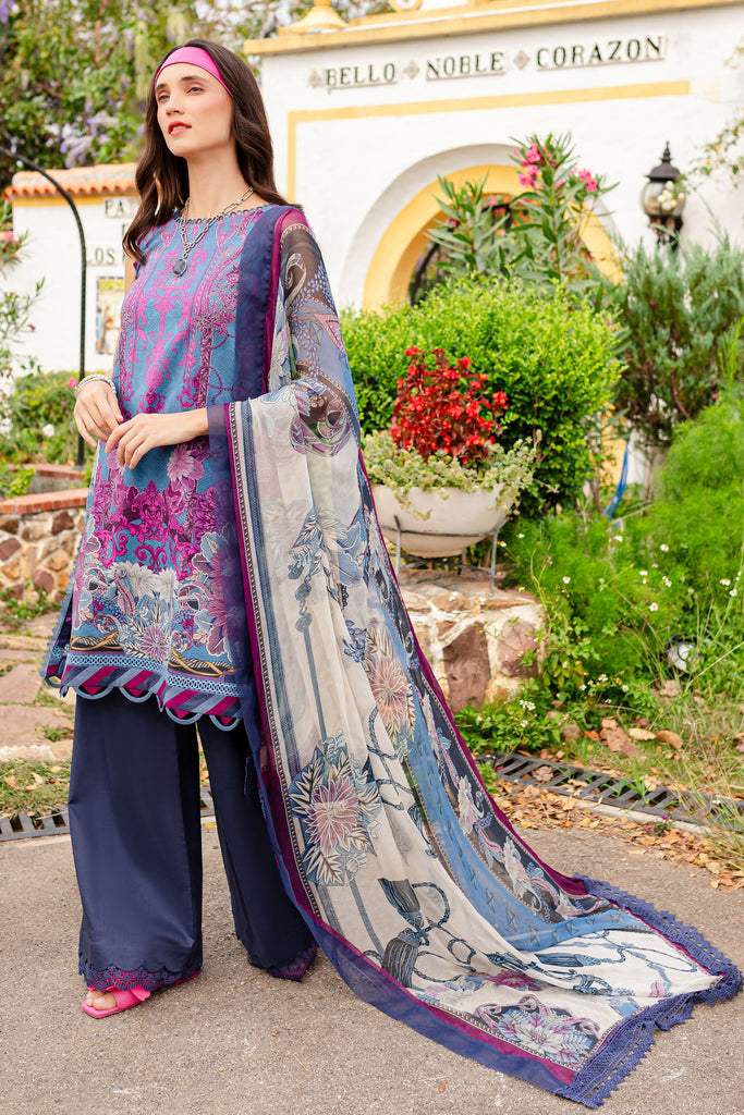 Jade Urbane 3PC Lawn Collection – 20507A BLUISH P