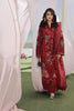 Maryam Hussain Festive Luxury Lawn – Crimson