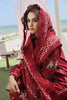 Maryam Hussain Festive Luxury Lawn – Crimson