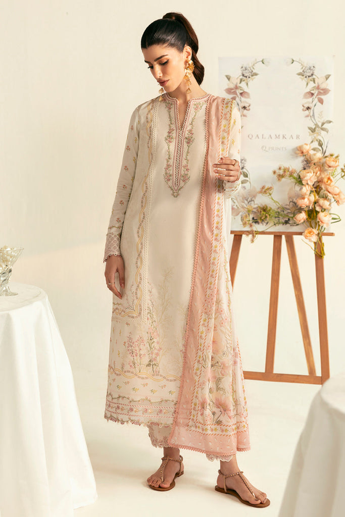 Qalamkar Lawn QPrints – PQ-01 Nena