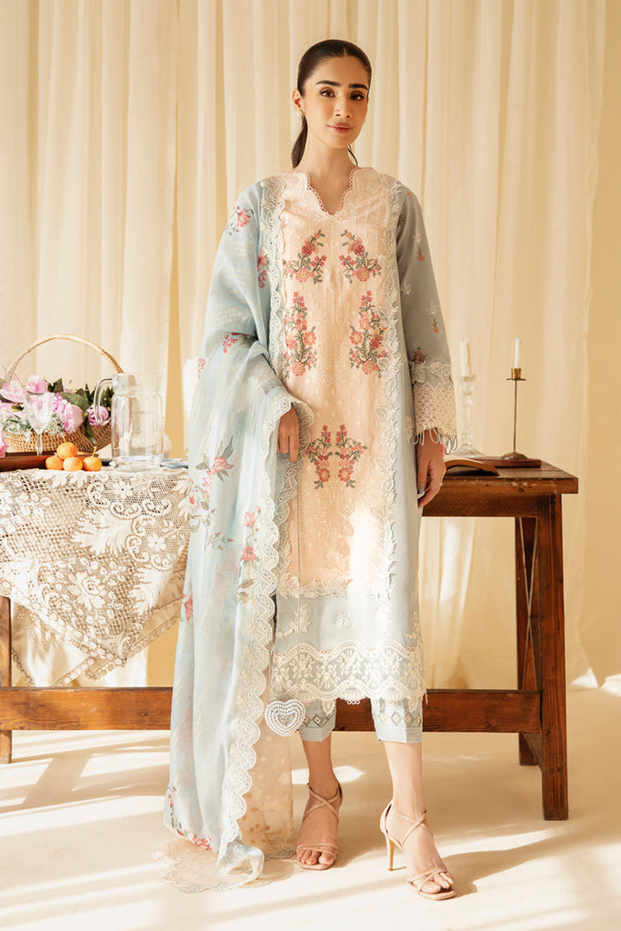 Qalamkar Qlinekari Chikankari Lawn – SQ-15  NEYLAN