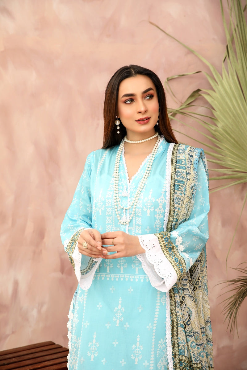 Lala Blossom Lawn Collection – Daphne – YourLibaas