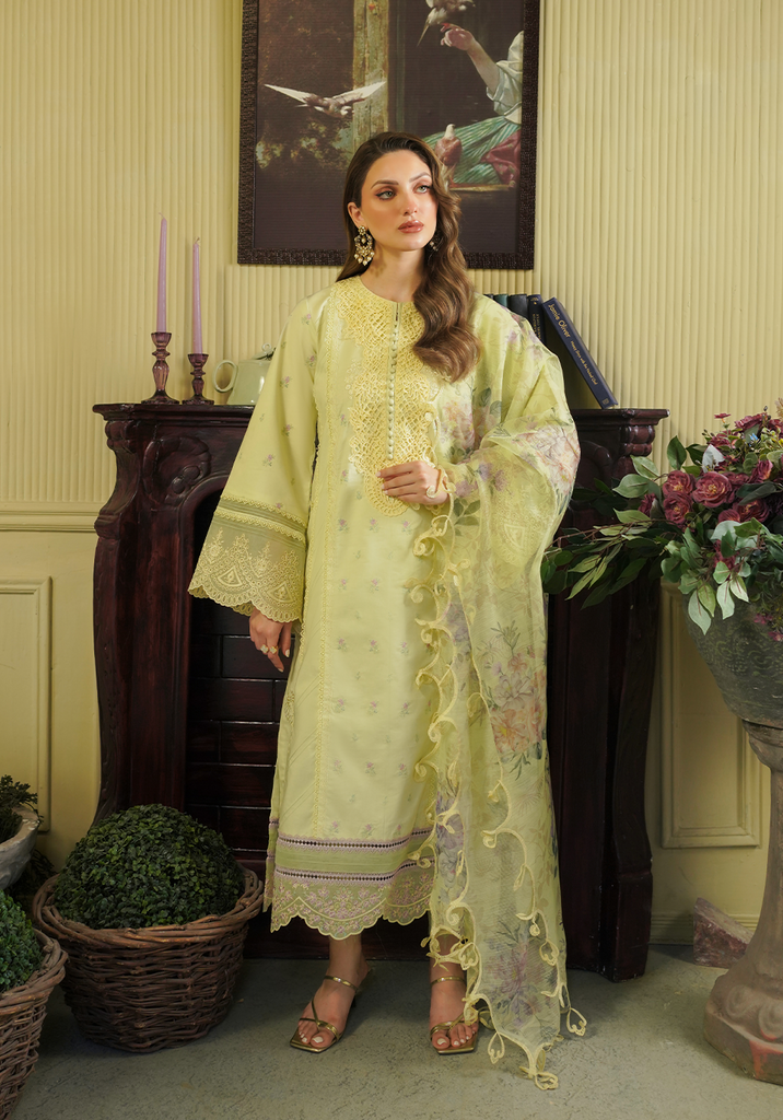 ZarQash Tresor Luxury Lawn – ZQT 008 PRIMROSE