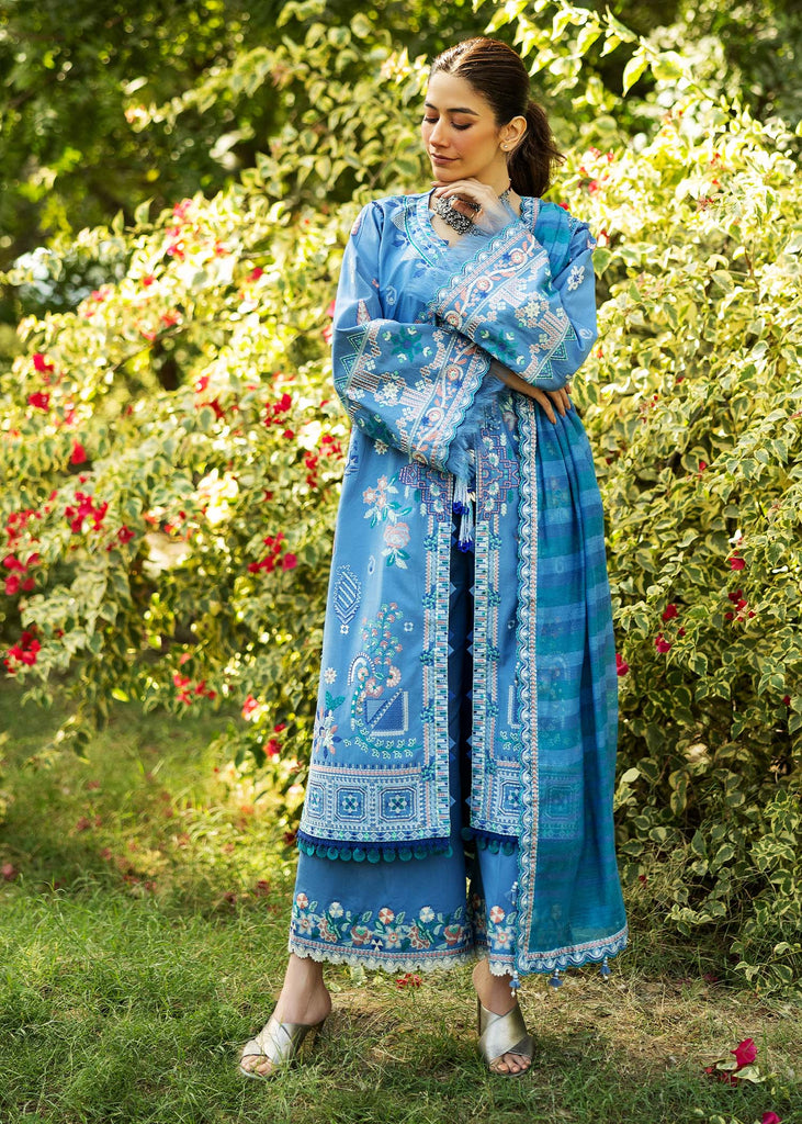 Sadaf Fawad Khan Siraa Luxury Lawn – WISTERIA - A