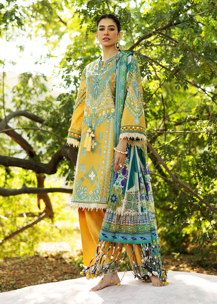 Sadaf Fawad Khan Siraa Luxury Lawn – LIANA - B