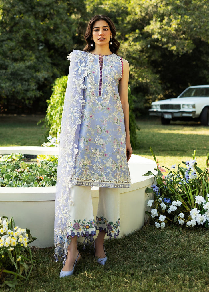 Sadaf Fawad Khan Siraa Luxury Lawn – BLOOM - A