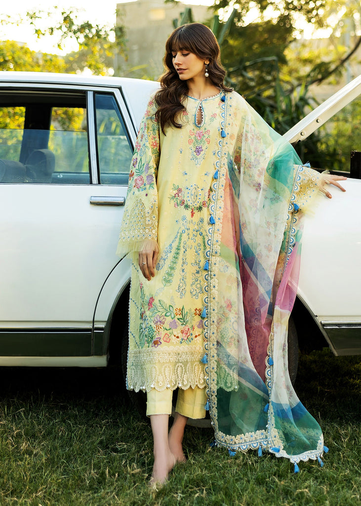 Sadaf Fawad Khan Siraa Luxury Lawn – MID SUMMER EVENING - B