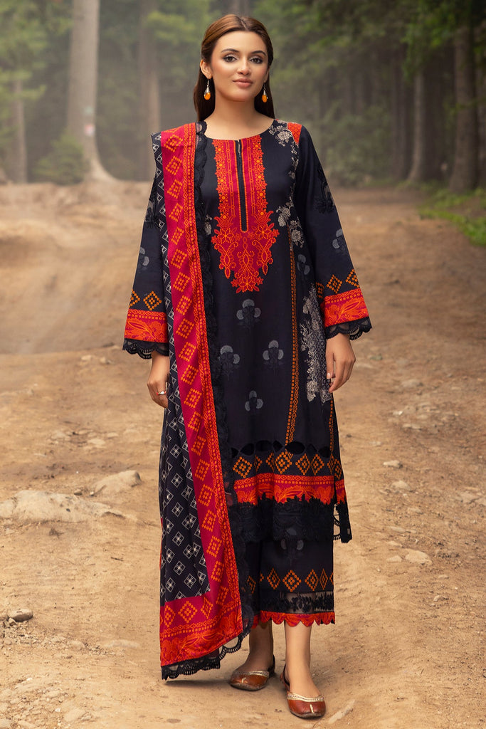 Charizma Combination Fall/Winter with Embroidered Shawl – CCW4-09