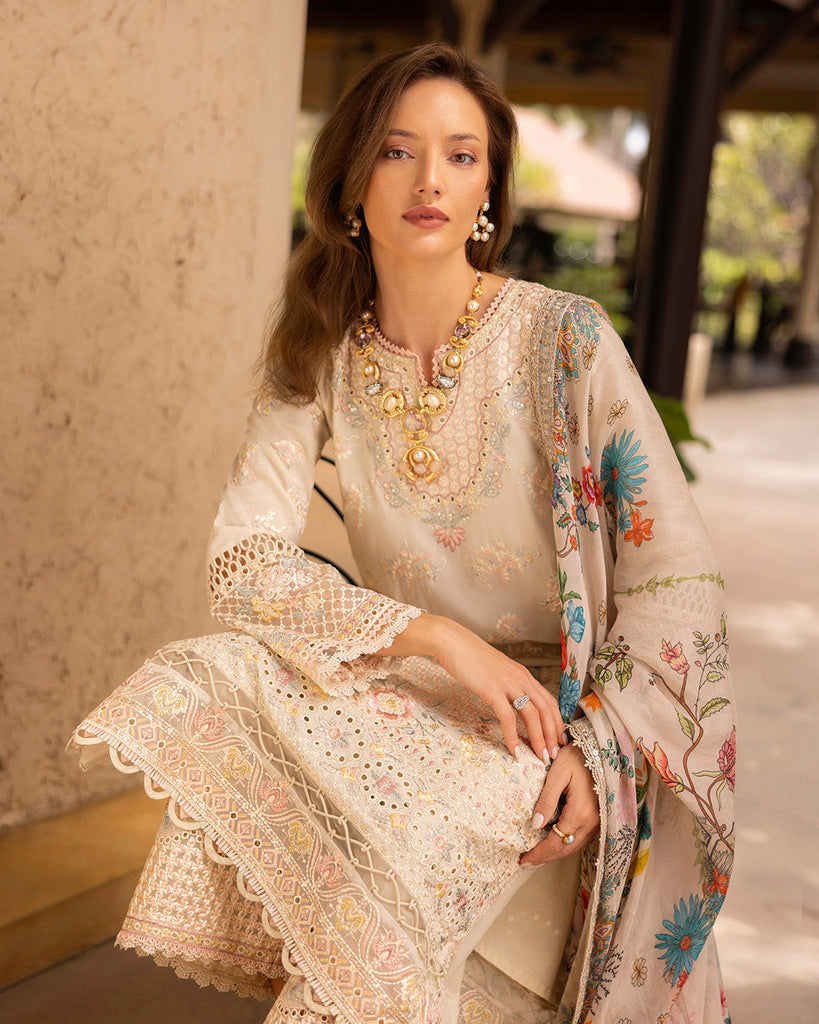 Faiza Saqlain Zinnia Luxury Lawn  – Delilah