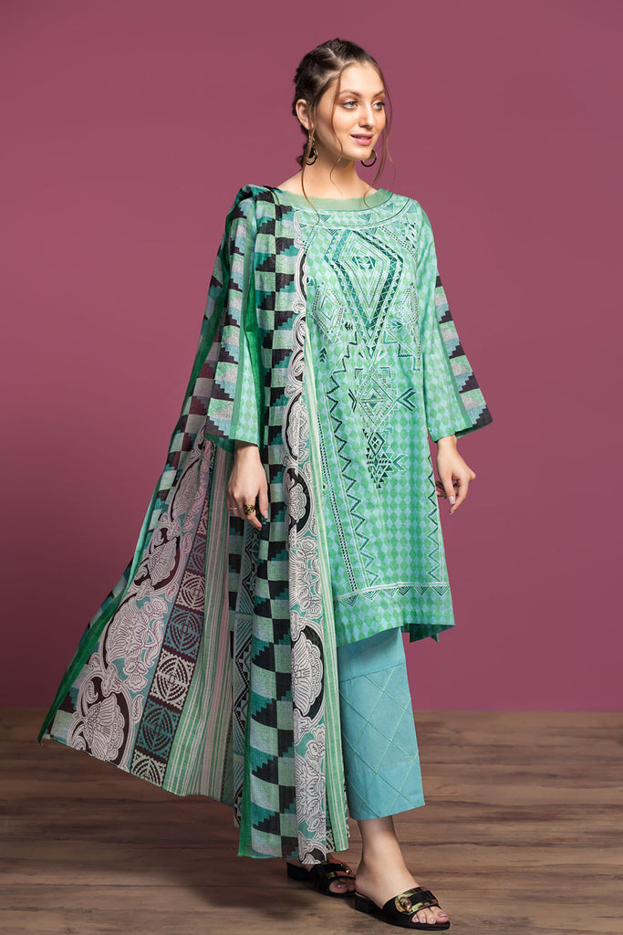 Nishat Linen Lawn – 3 Piece - Printed Suit - 42001082-R