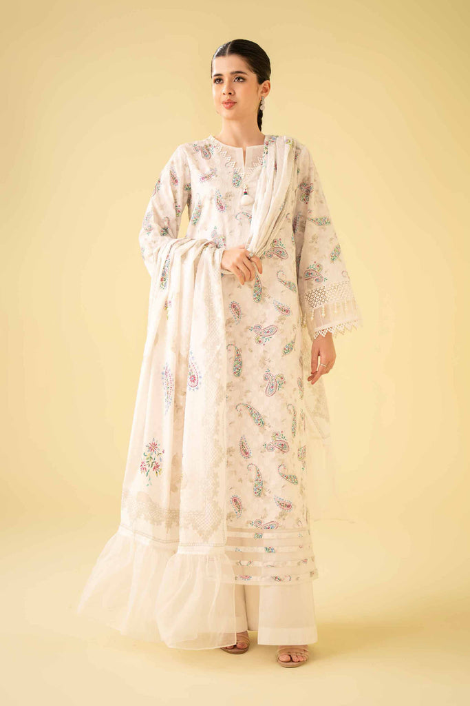 Nishat Linen Spring/Summer Lawn – 3 Piece - Digital Printed Suit - 42401554