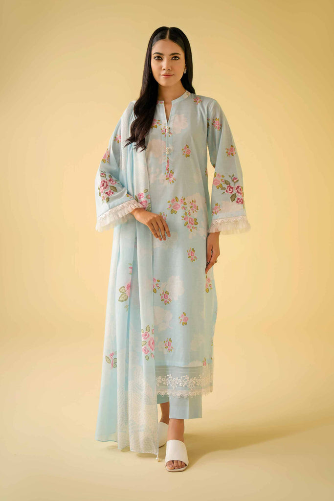 Nishat Linen Spring/Summer Lawn – 2 Piece - Printed Embroidered Suit - 42401569