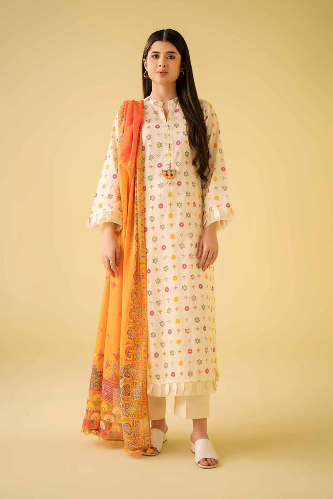 Nishat Linen Spring/Summer Lawn – 2 Piece - Printed Suit - 42401580