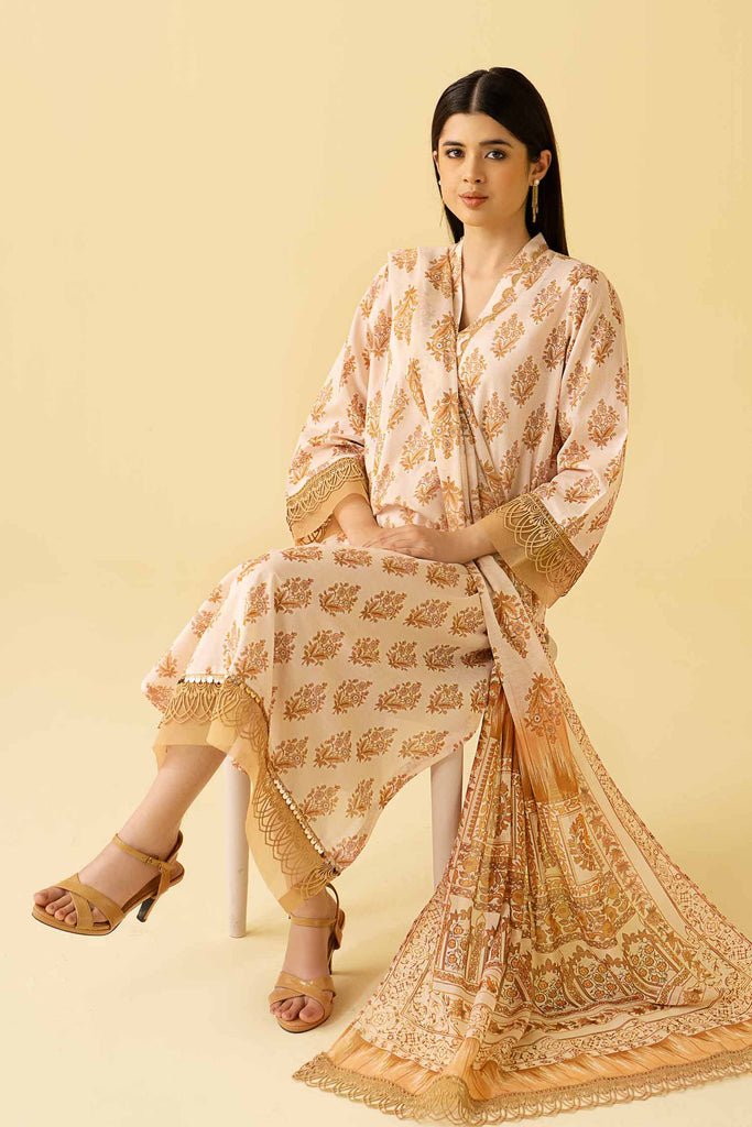 Nishat Linen Spring/Summer Lawn – 2 Piece - Printed Suit - 42401586