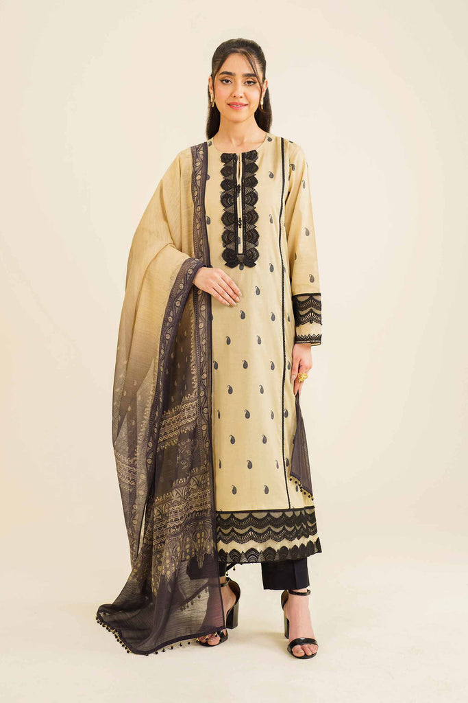 Nishat Linen Spring/Summer Lawn – 2 Piece - Printed Suit With Laces - 42401610