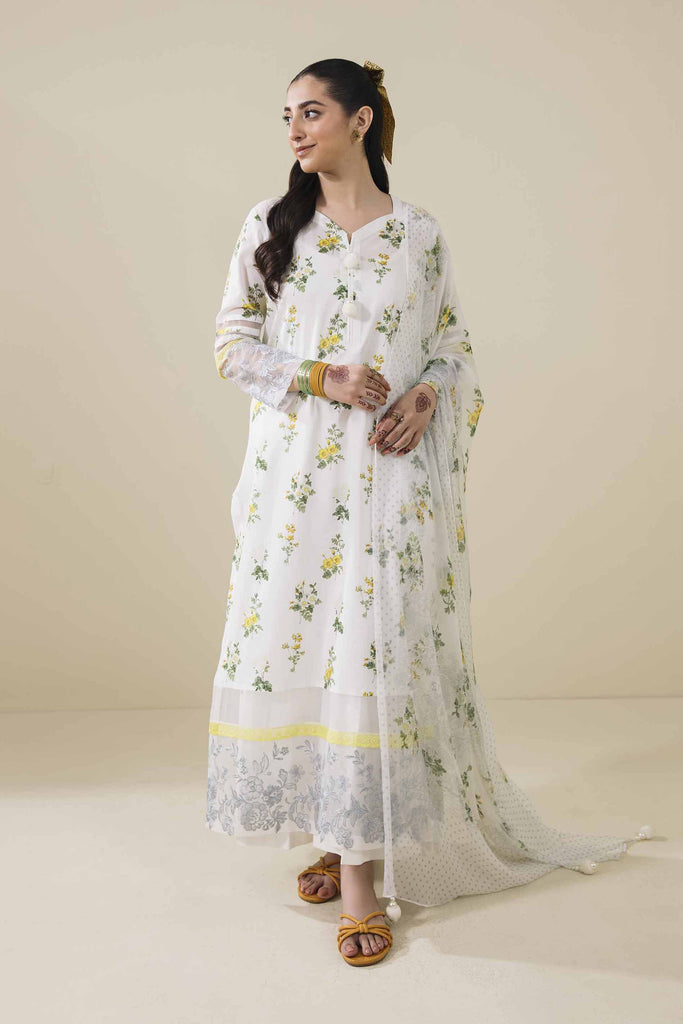 Nishat Linen Spring/Summer Lawn – 2 Piece - Printed Embroidered Suit - 42401623