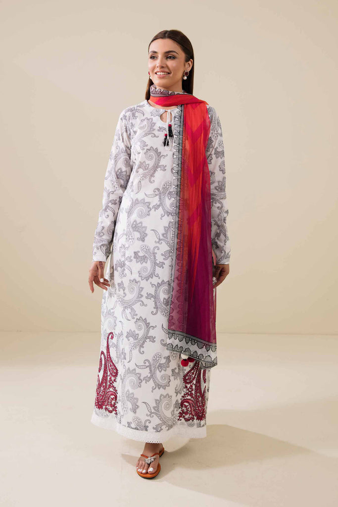 Nishat Linen Spring/Summer Lawn – 2 Piece - Printed Embroidered Suit - 42401627