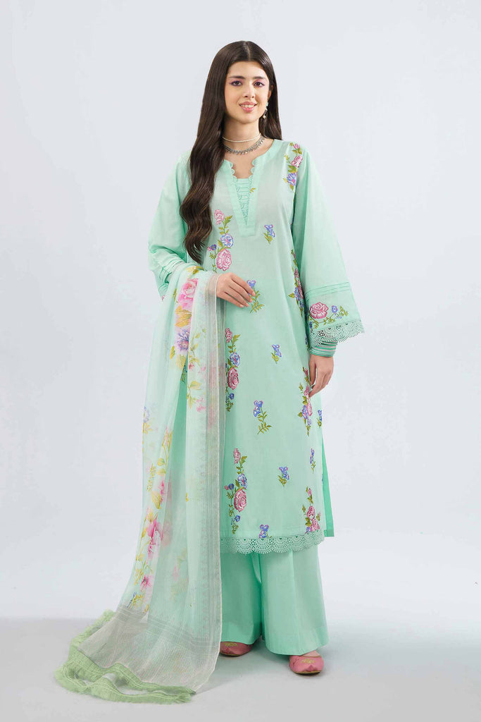 Nishat Linen Spring/Summer Lawn – 3 Piece - Embroidered Suit - 42401654