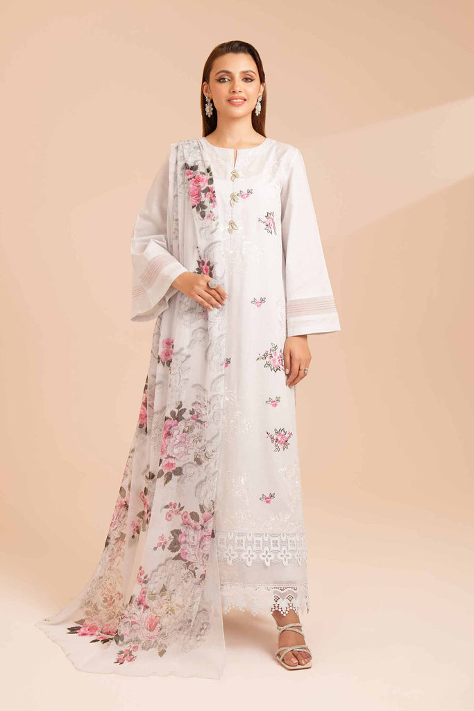 Nishat Linen Spring/Summer Lawn – 3 Piece - Embroidered Suit - 42401688