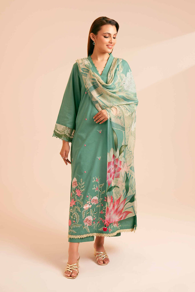 Nishat Linen Spring/Summer Lawn – 3 Piece - Embroidered Suit - 42401693