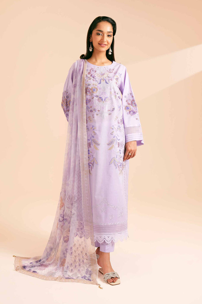 Nishat Linen Spring/Summer Lawn – 3 Piece - Embroidered Suit - 42401695