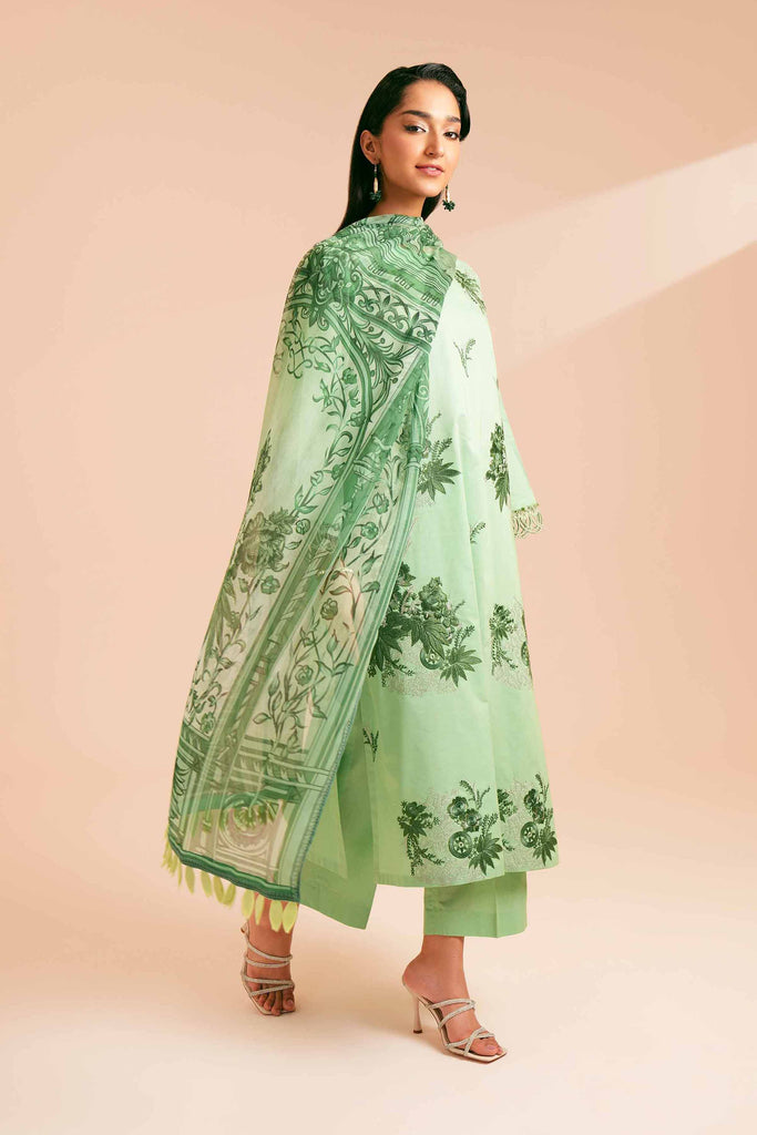 Nishat Linen Spring/Summer Lawn – 3 Piece - Embroidered Suit - 42401697