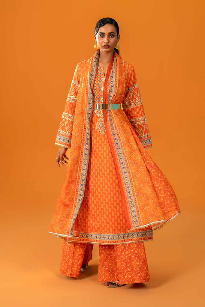 Nishat Linen Spring/Summer Lawn – 3 Piece - Printed Embroidered Suit - 42401704