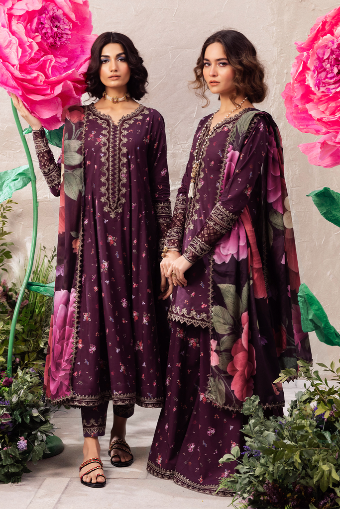 Iznik Dahlia Lawn Collection – DL-06 Printed Lawn