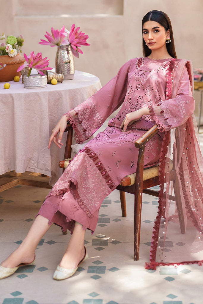 Nureh Bazaar Chikankari Lawn – NS - 136