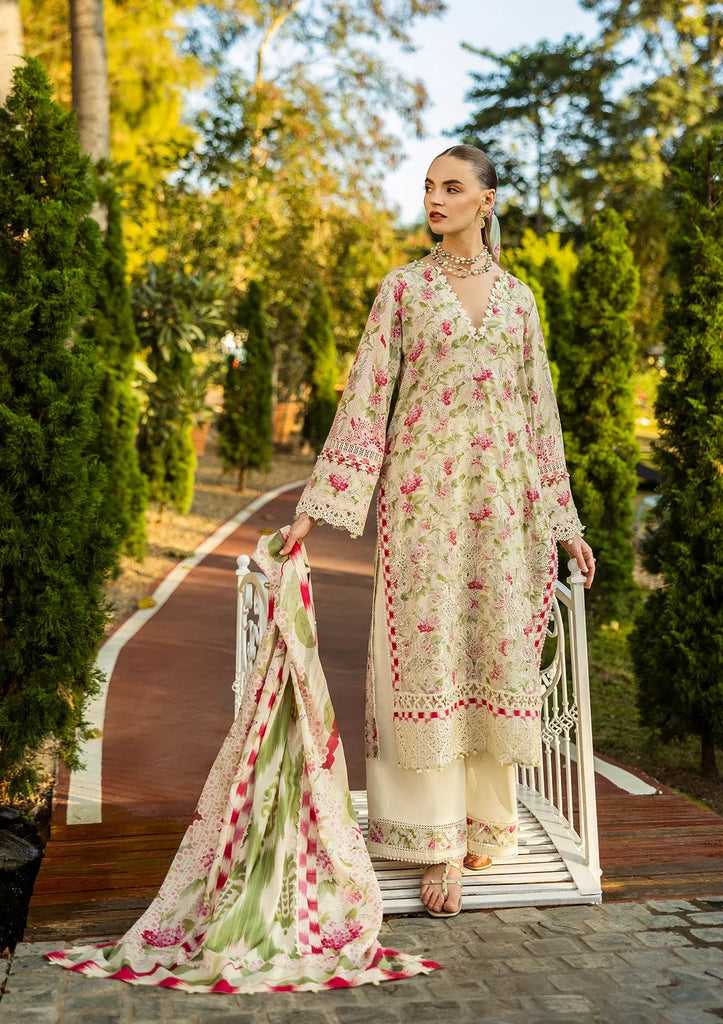 Elaf Prints Chikankari Lawn – ELK-02B SWEET GREENS