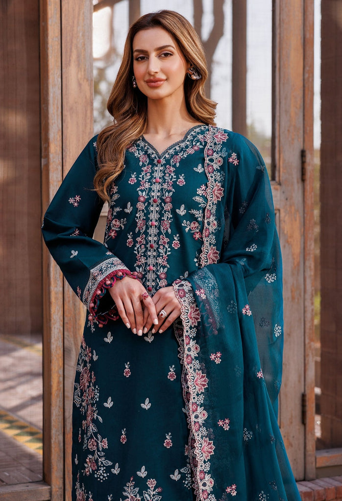 Farasha Dastoor Embroidered Lawn Collection – Emerald Charm