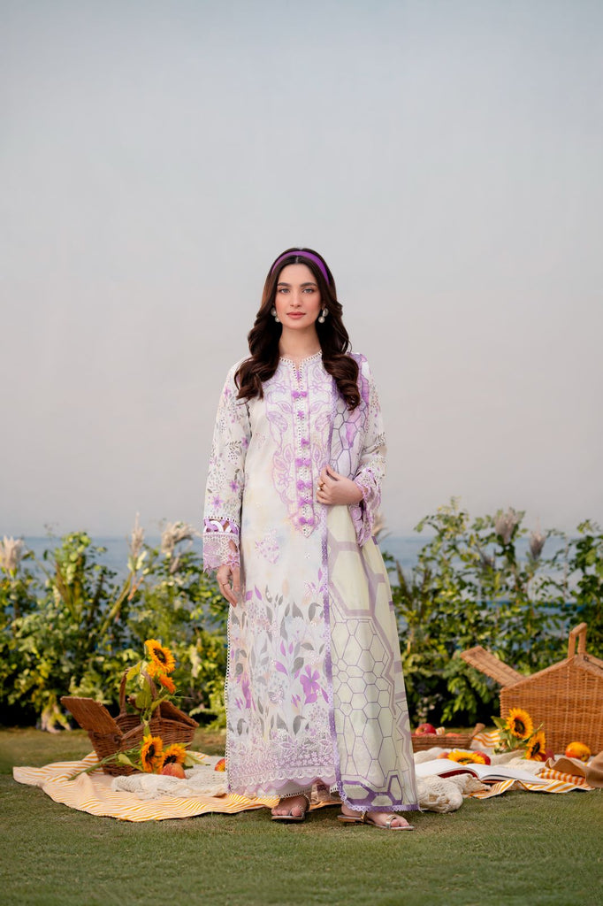 Aabyaan Shezlin Chikankari Ramadan Edit Lawn – NERGIS (AR-13)