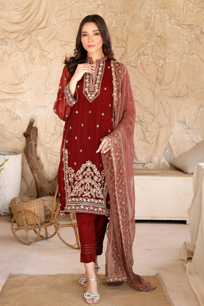 LSM Lakhnay Pret/Stitched – Embroidered Chiffon LG-IZ-0057