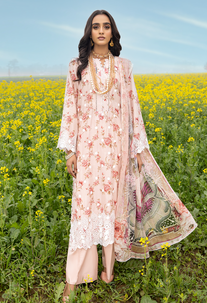 Adan's Libas Sarsoon Lawn Collection – Cantaloupe