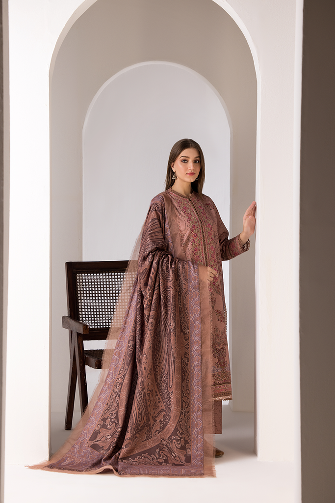 Sobia Nazir Winter with Shawl – Design 7A