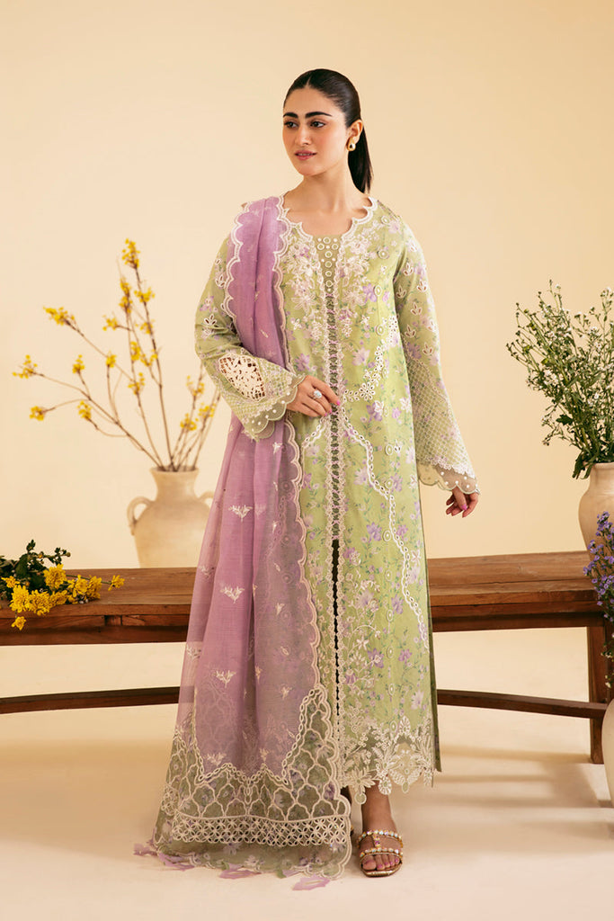 Qalamkar Qlinekari Chikankari Lawn – SQ-10  VEHJA