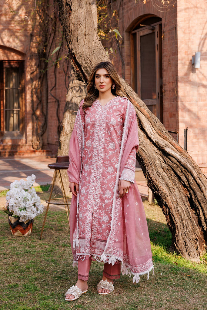 Farasha Dastoor Embroidered Lawn Collection – Pearl Mist