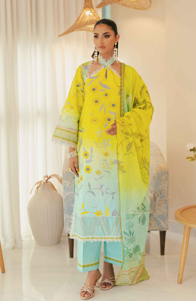 Al Zohaib Sunshine Bloom Cotton Silk – SCS-24-09